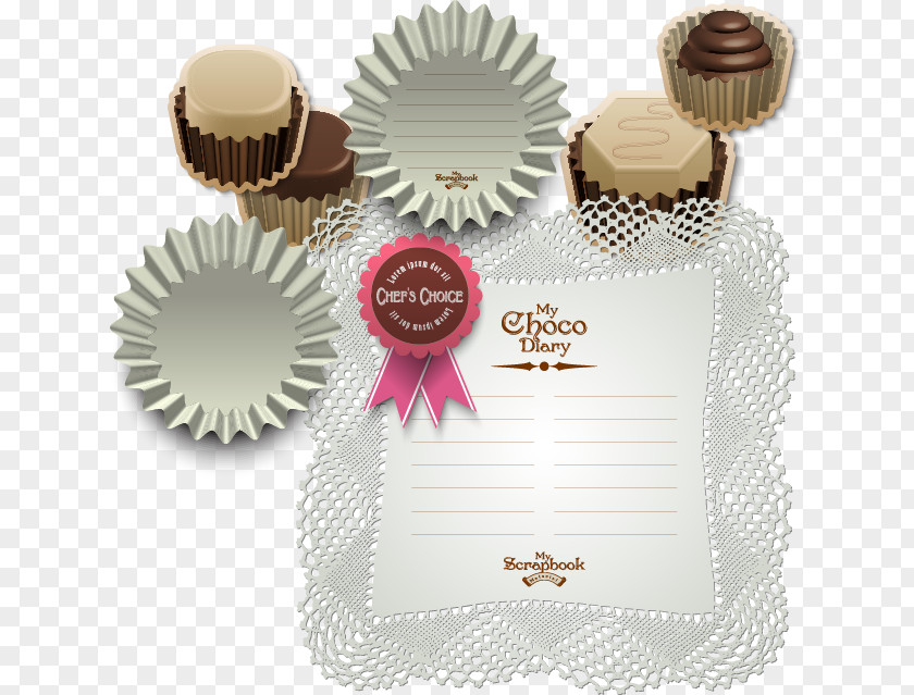 Hand-painted Cups Chocolate Praline Cup PNG