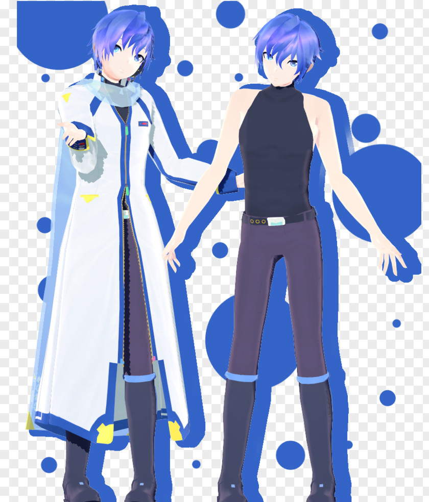 Male Models Hatsune Miku Kaito Vocaloid MikuMikuDance Download PNG