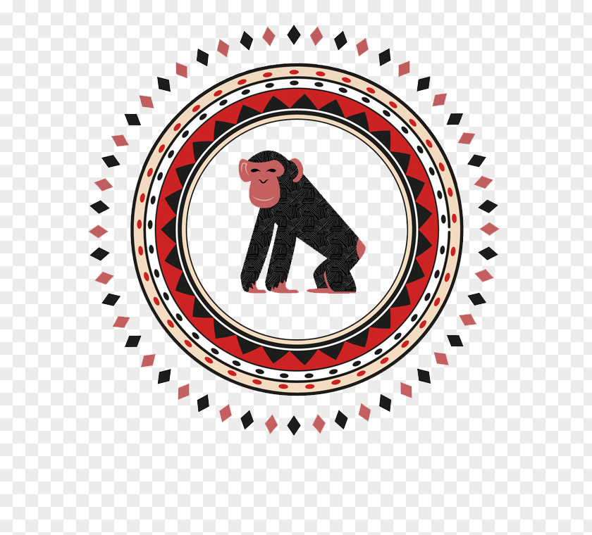 Monkey Euclidean Vector Geometry PNG