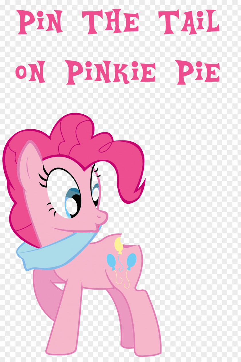 Pin The Tail On Horse Pinkie Pie Pony Rainbow Dash Donkey Piñata PNG