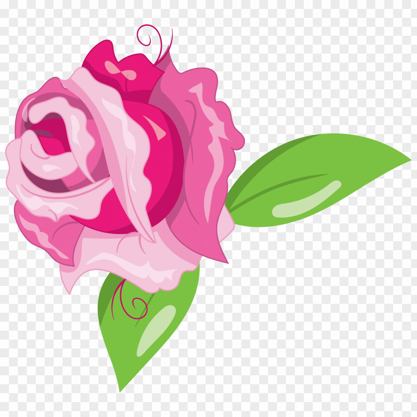 Beautiful Flowers Garden Roses Pink Design Wedding PNG