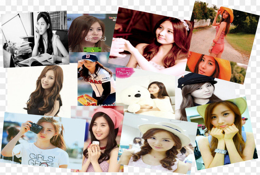 Collage Long Hair Girls' Generation PNG