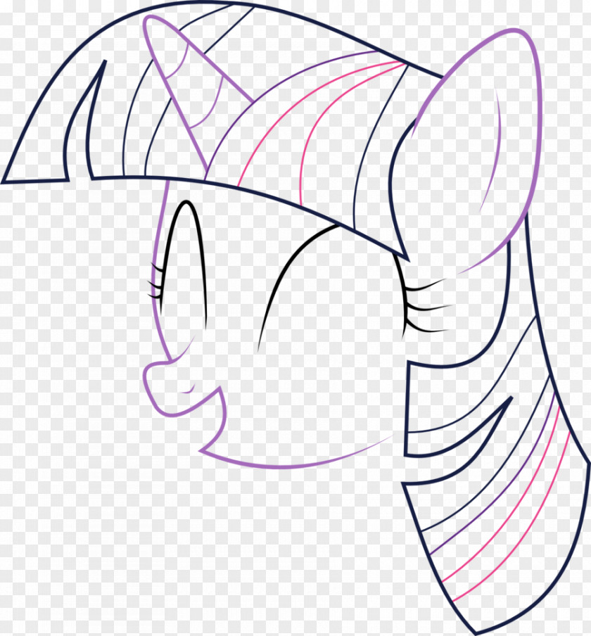 Unicorn Head Twilight Sparkle Drawing Line Art My Little Pony Clip PNG