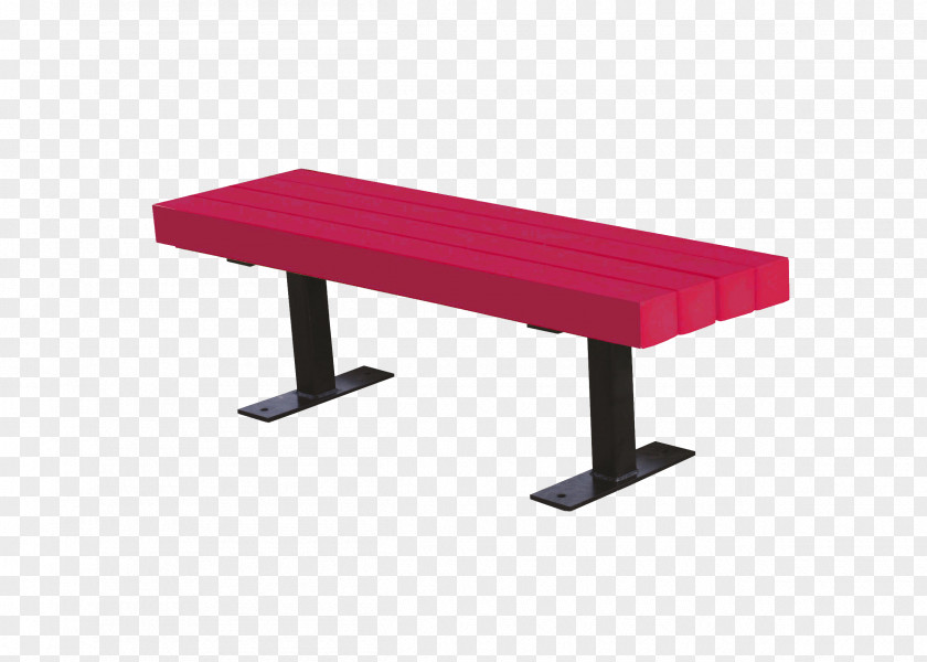 Bench Seat Plastic Lumber Table PNG
