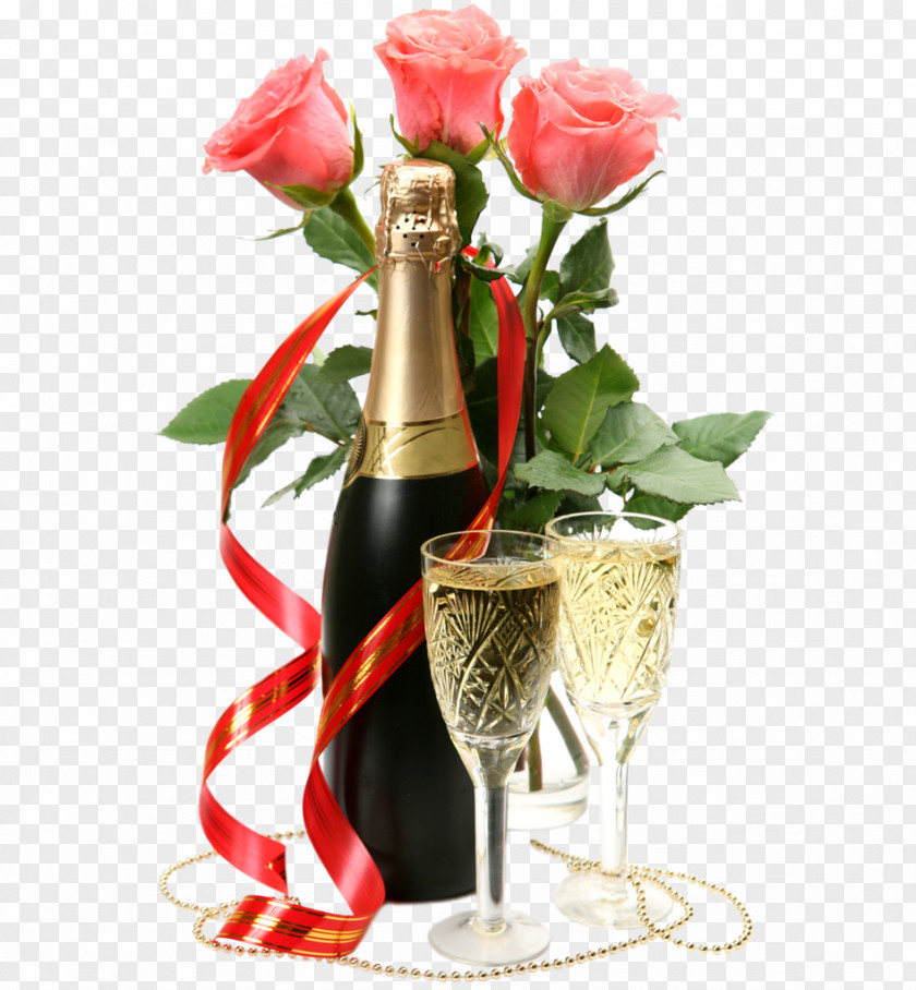 Champagne Rose PNG