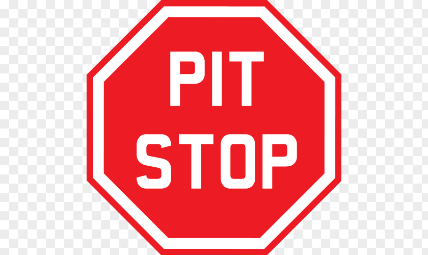 Pit Stop Sign Clip Art PNG