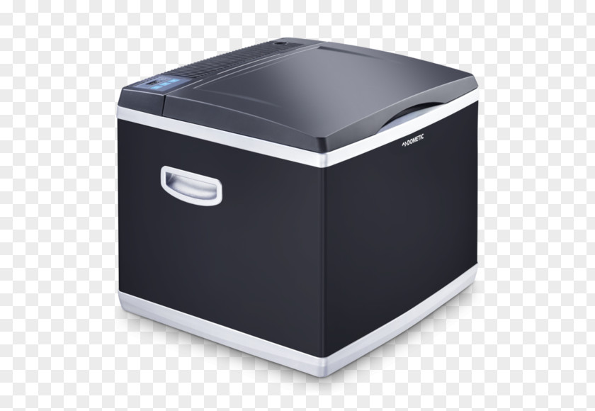 RefrigeratorWidth: 52 CmDepth: 51.5 CmHeight: 45.4 Cm38 LitresPortableClass A+Silver/black Dometic Cooler Mobicool B 40 AC/DC Modra, 9105303544Refrigerator WAECO CoolFun CK 40D Hybrid PNG