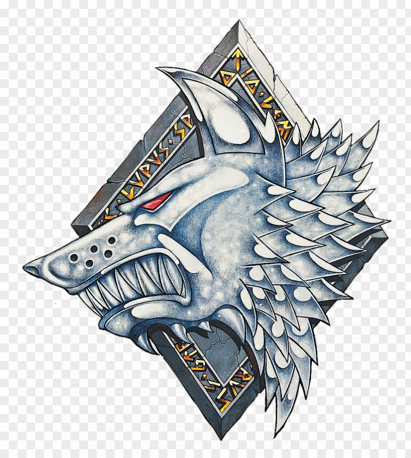 Wolf Icon Avatar Warhammer 40,000: Space Fire Warrior Marine Gray PNG