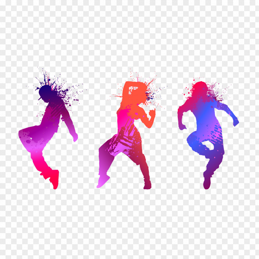 Drawing Vector Silhouette Figures Dance Clip Art PNG