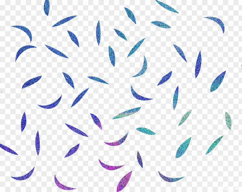 Elements Blue Purple Violet Feather PNG