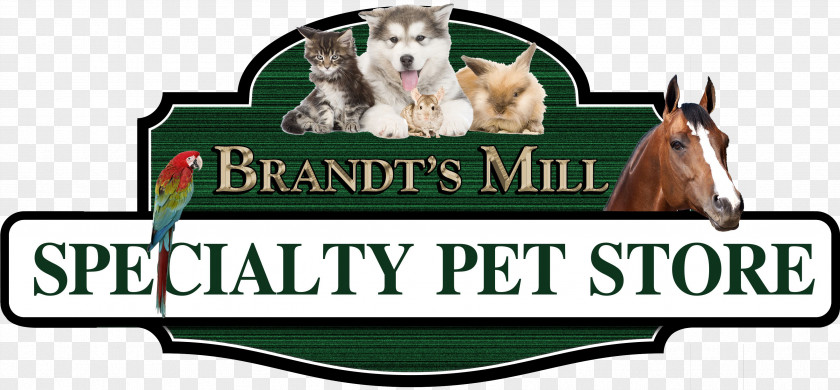 Horse Dog Brandt's Mill Pet Logo PNG
