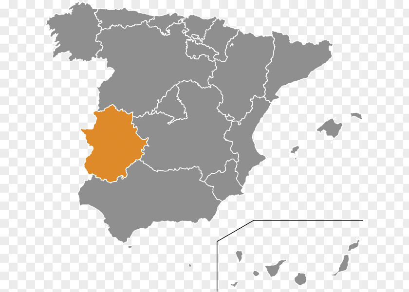 Map Spain Vector PNG
