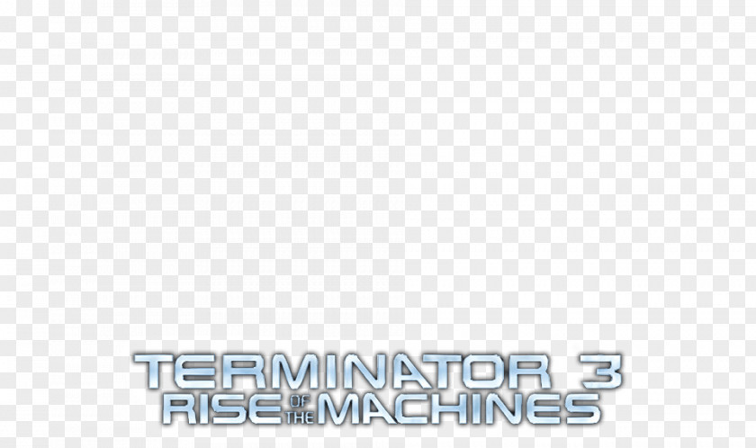 Terminator 3 Rise Of The Machines Logo Brand Line PNG