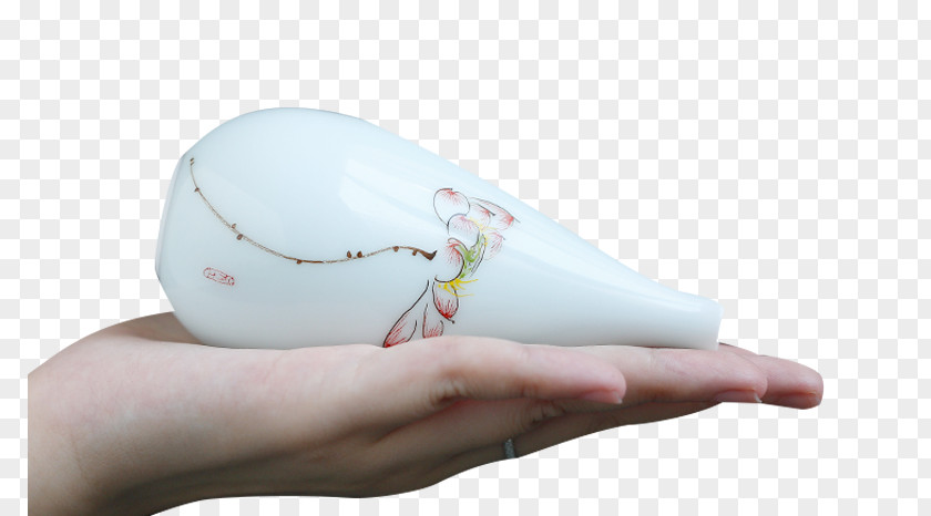 Holding A Small Vase Material Finger PNG