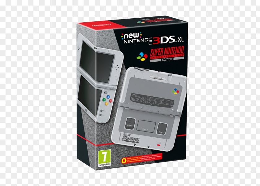Nintendo Super Entertainment System New 3DS XL PNG