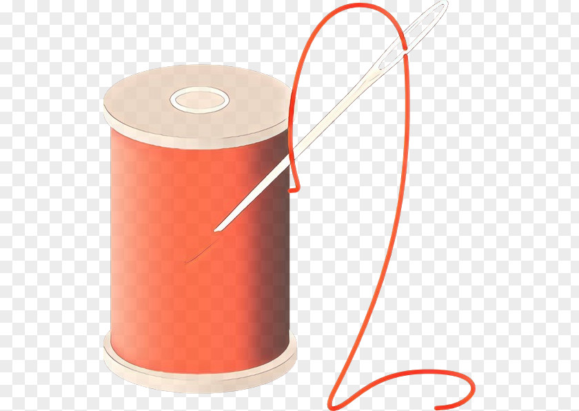 Wire Cylinder Orange PNG