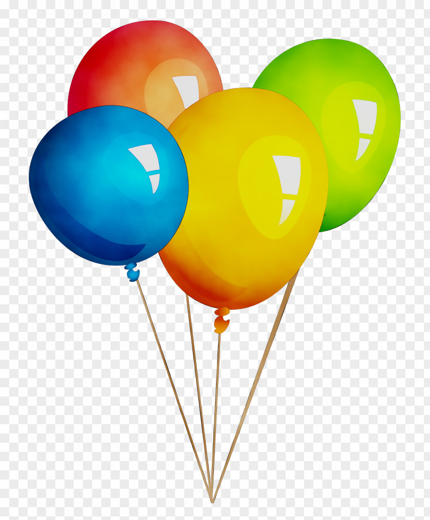 Cluster Ballooning Yellow Product PNG