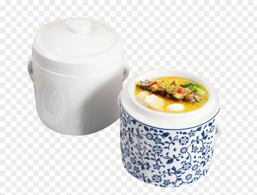 Domestic Health Stew Pot Edible Birds Nest Chinese Steamed Eggs Simmering Porcelain Ceramic PNG