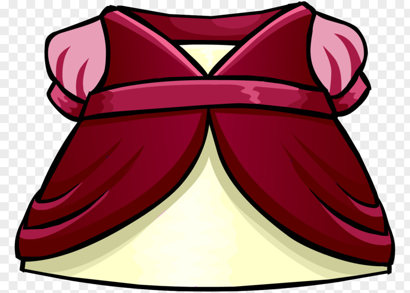 Dress Club Penguin Clothing Red Princess Line PNG