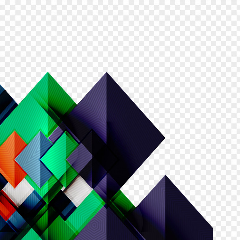 Square Decorative Design Business Geometric Shape Geometry Euclidean Vector PNG