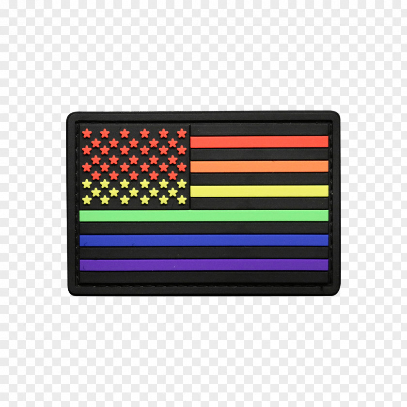 Flag Patch Of The United States Velcro Embroidered PNG