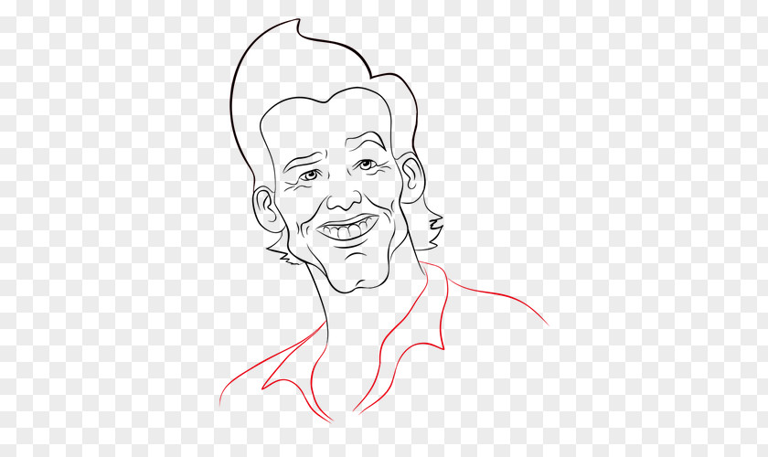 Jim Carrey Thumb Cheek Forehead Clip Art PNG