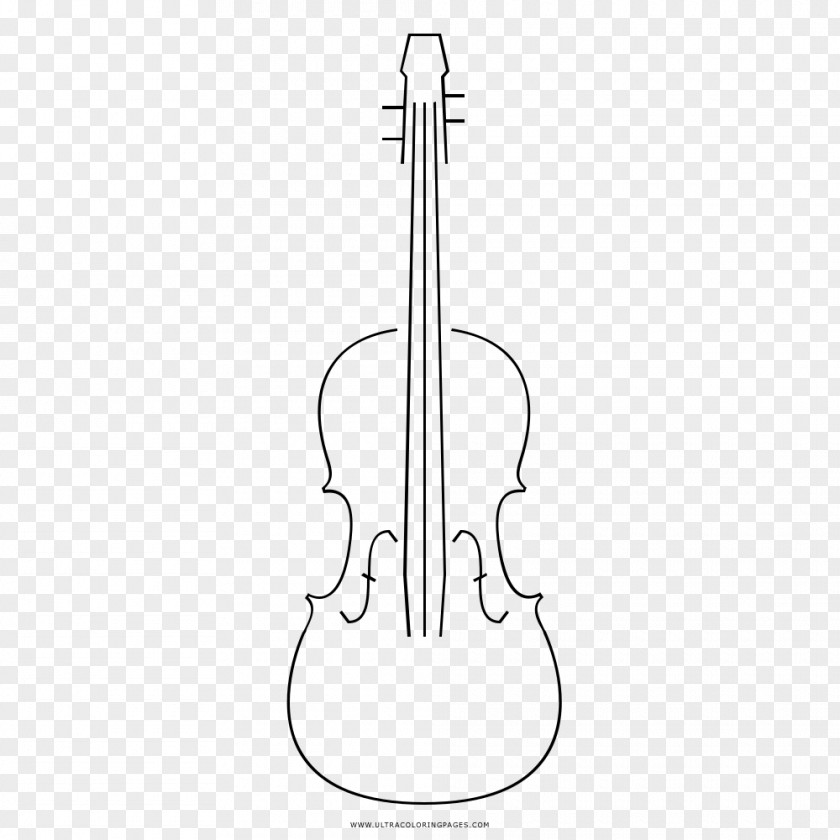 Violin Cello Drawing PNG