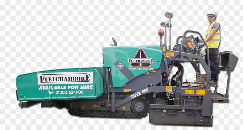 Asphalt Ground Fletchamoore Ltd Heavy Machinery Paver Joseph Vögele PNG