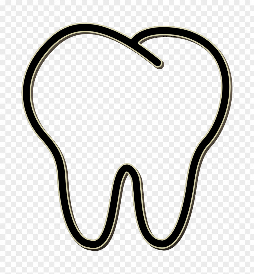 Body Parts Icon Tooth Shapes PNG