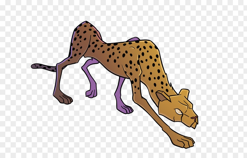 Cheetah Lion Big Cat Giraffe PNG