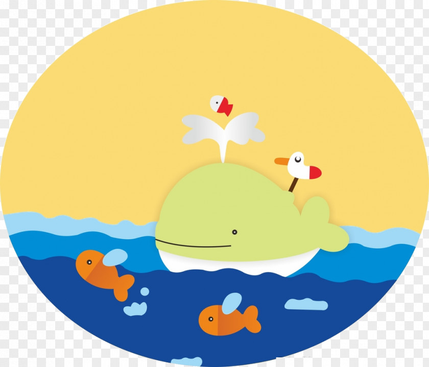 Spraying Little Dolphins Clip Art PNG