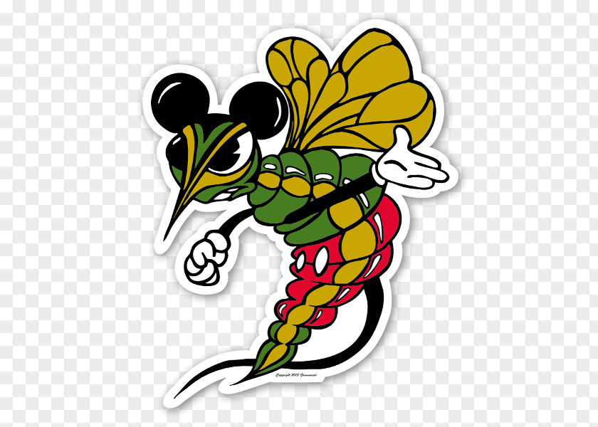 Stay True Graffiti Artist Sticker Clip Art Mosquito Character PNG