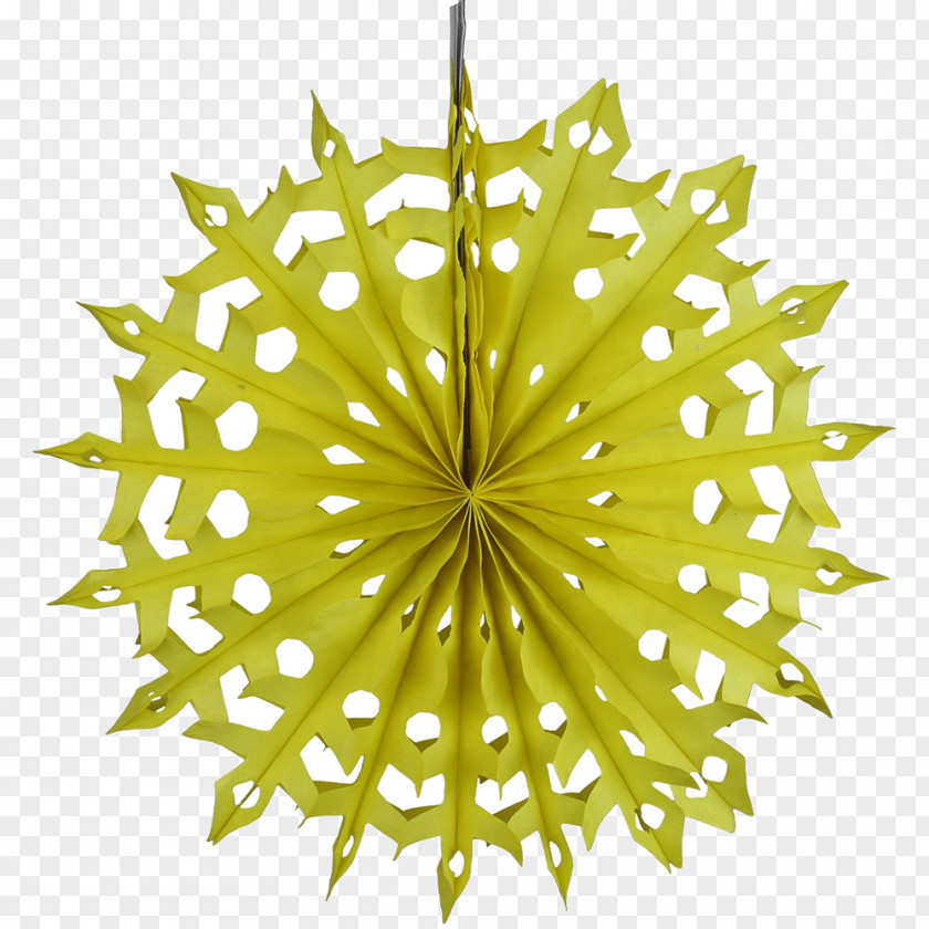 Sunburst Tissue Paper Yellow Hand Fan PNG