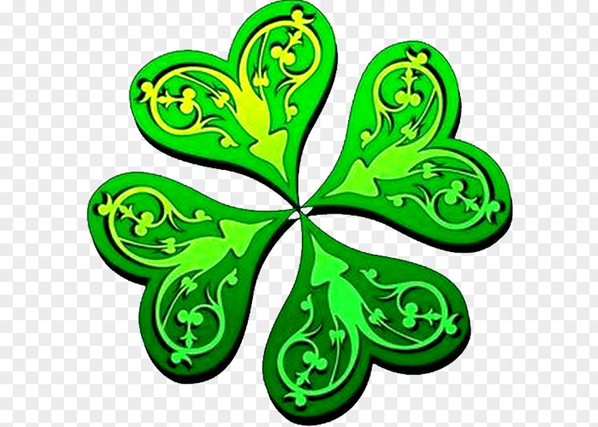 Symbol Luck Irish People Ireland Four-leaf Clover PNG