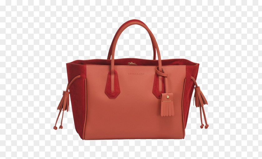 Bag Tote Longchamp Handbag Leather PNG