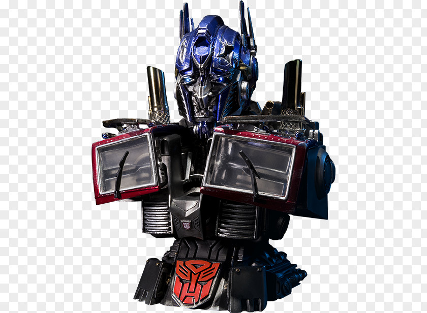 Transformers Prime Skylynx Optimus Starscream Megatron Bust Transformers: Dark Of The Moon PNG