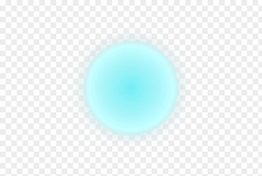 Light Blue Glow Turquoise Circle Wallpaper PNG