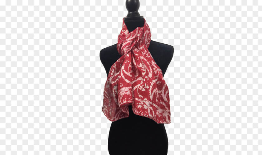 Red Silk Scarf Pattern Product PNG