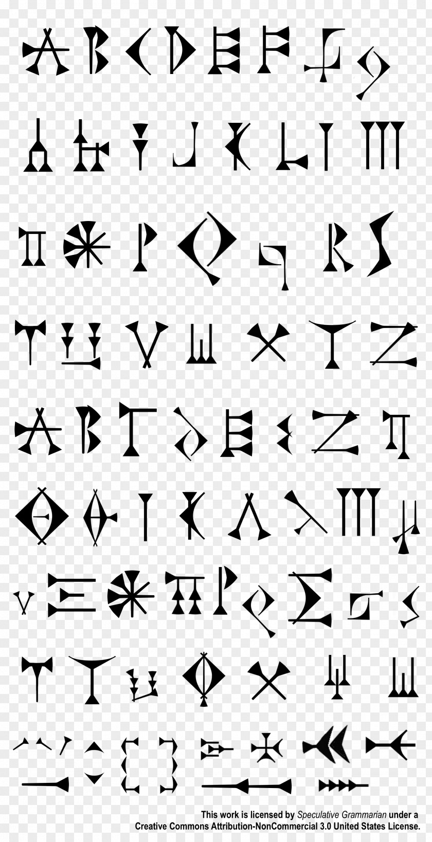 Tattoo English Alphabet Painted Cuneiform Script Latin Phoenician Sumerian PNG