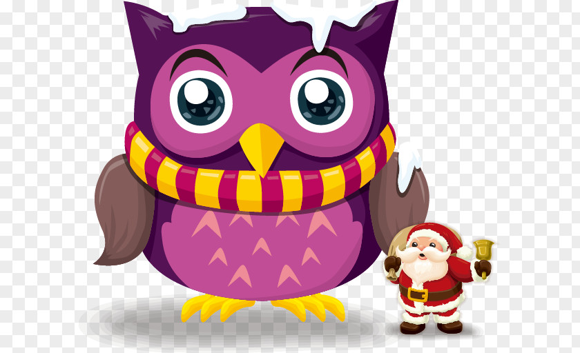 Hand-drawn Cartoon Owl Pattern Snowman Barn Jigsaw Puzzle Christmas PNG