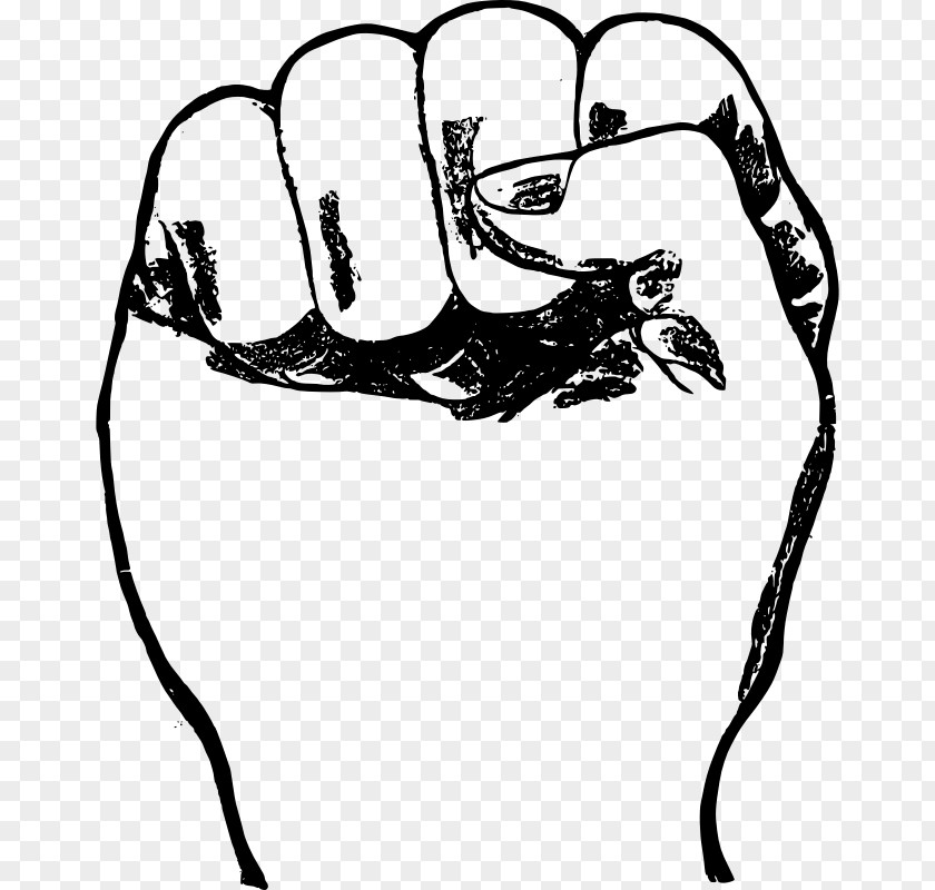 Plop Cliparts Raised Fist Clip Art PNG