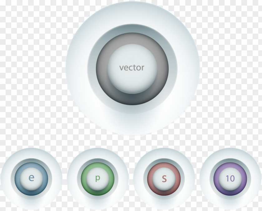 Vector Buttons Button Flat Design Download PNG