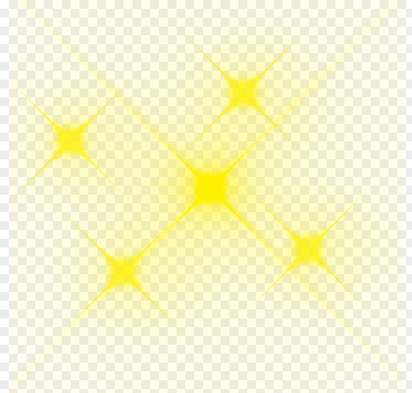 Cross Light Effect Pattern Yellow PNG
