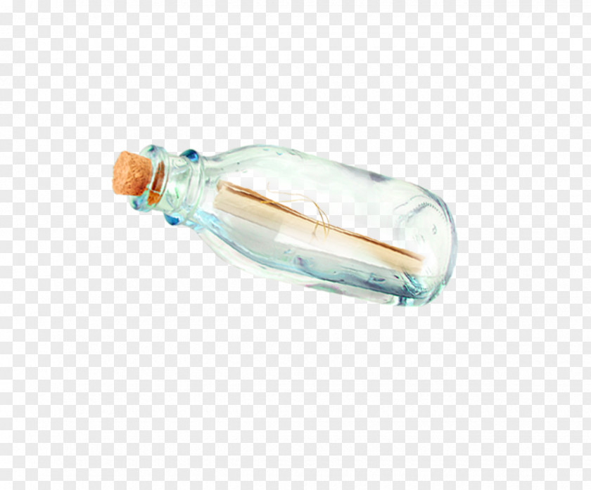 Drifting Bottle Glass PNG