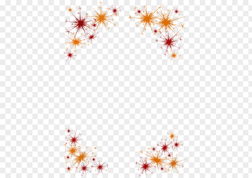Fireworks Border Cliparts Borders And Frames New Year's Eve Day Clip Art PNG