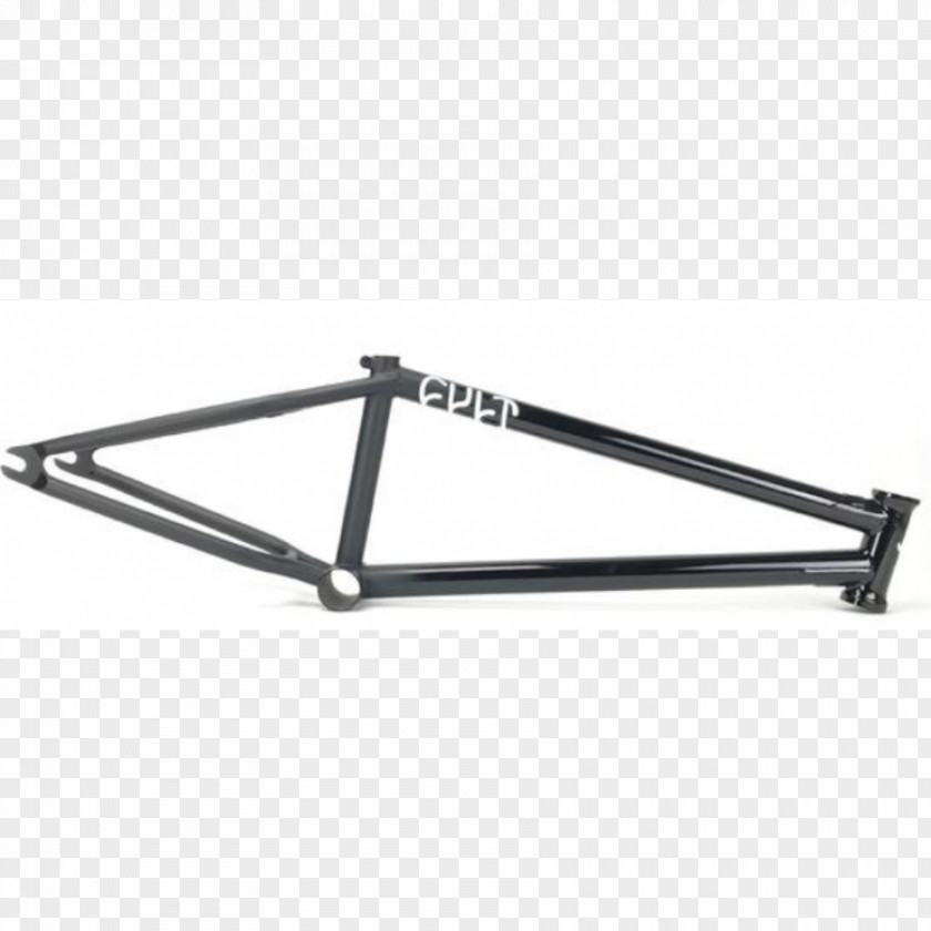 Flat Black Frame Bicycle Frames Cult BMX Bottom Bracket PNG