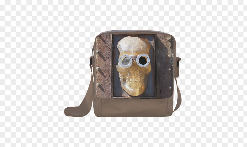Skull Art Design Messenger Bags PNG
