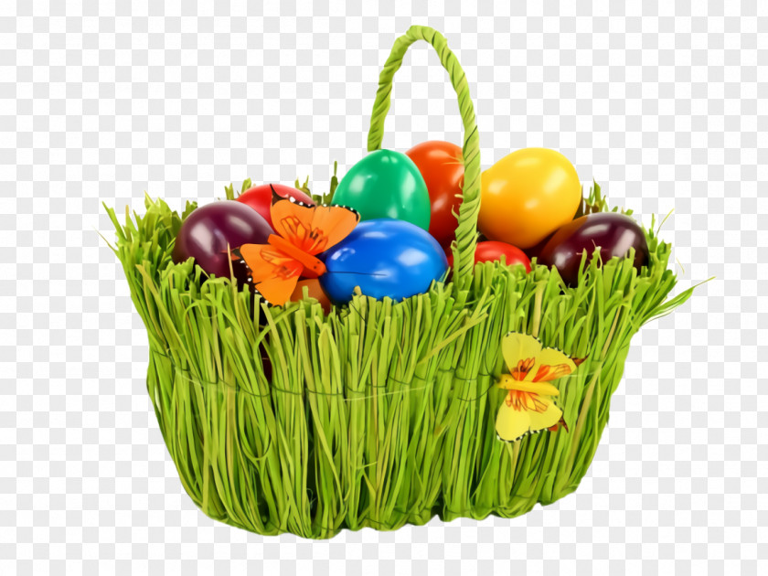 Tulip Gift Basket Easter Egg PNG