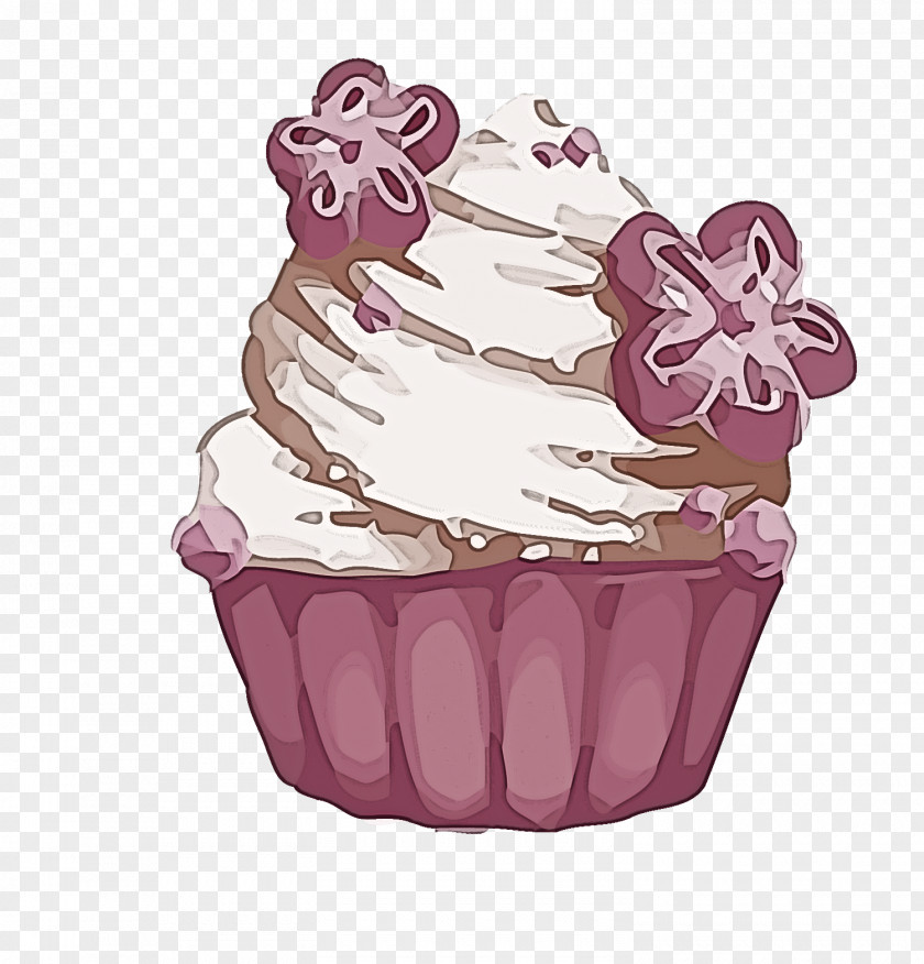 Dessert Violet Baking Cup Cupcake Cake Decorating Icing PNG