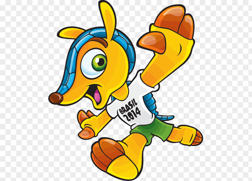 Football 2014 FIFA World Cup 2018 Fuleco Official Mascots Brazil PNG